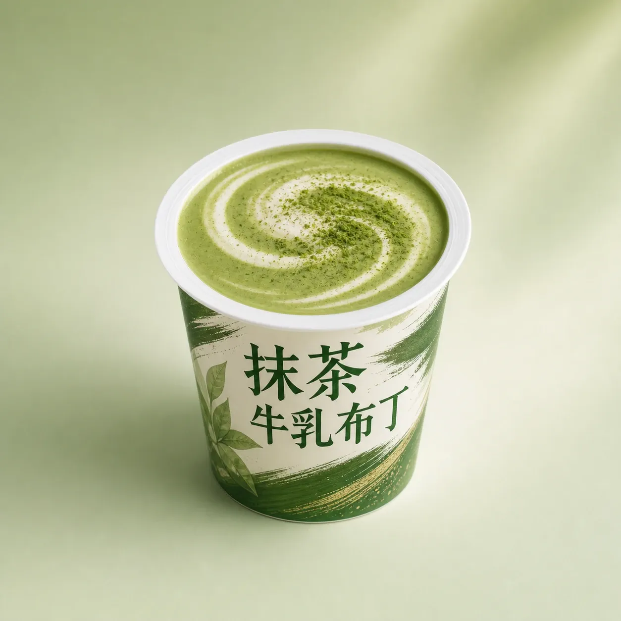 抹茶牛乳布丁