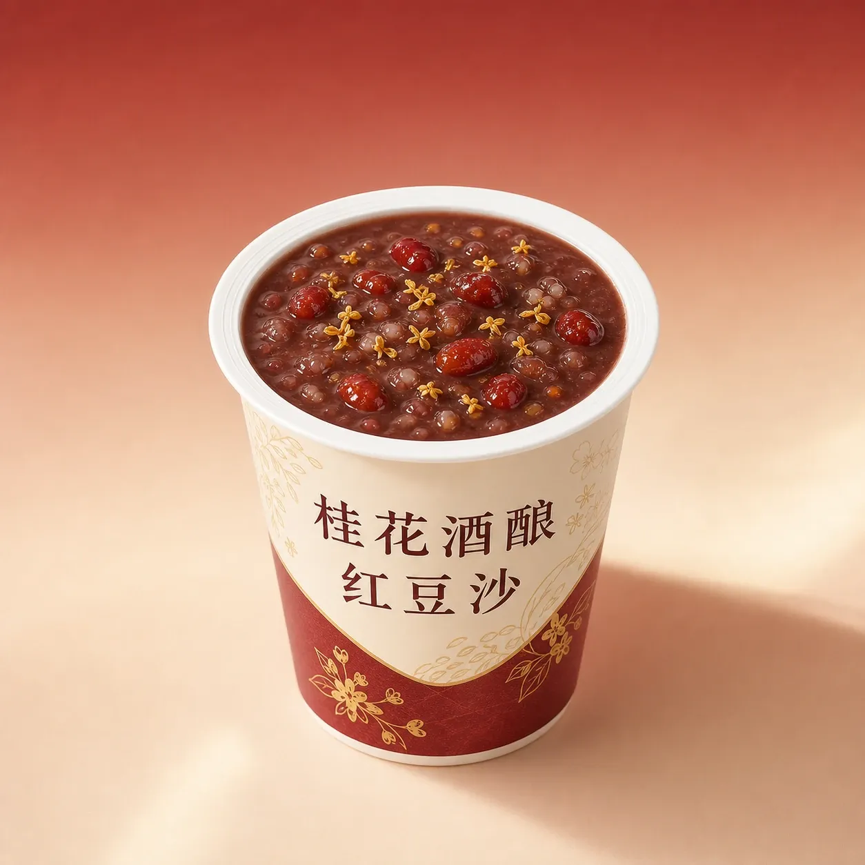 桂花酒酿红豆沙