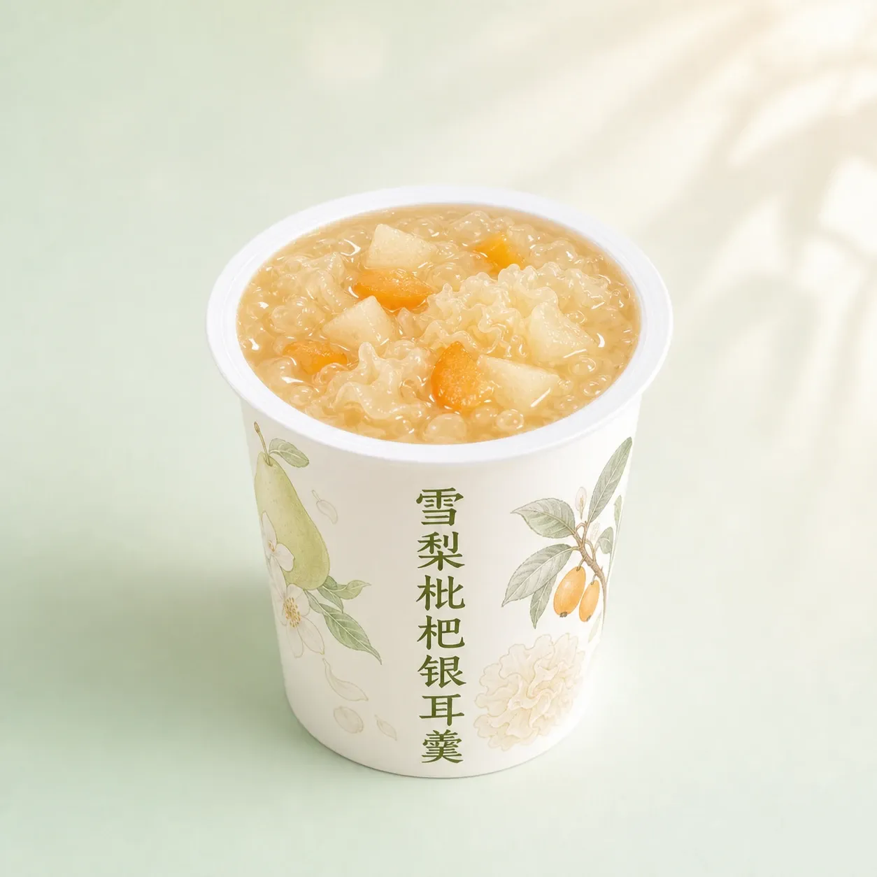 雪梨枇杷银耳羹