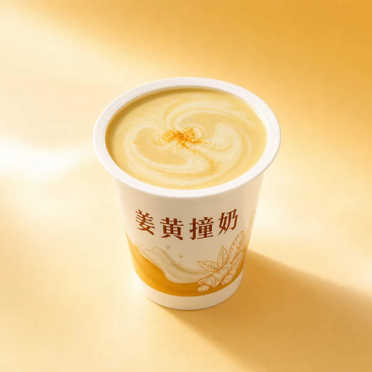 姜黄撞奶